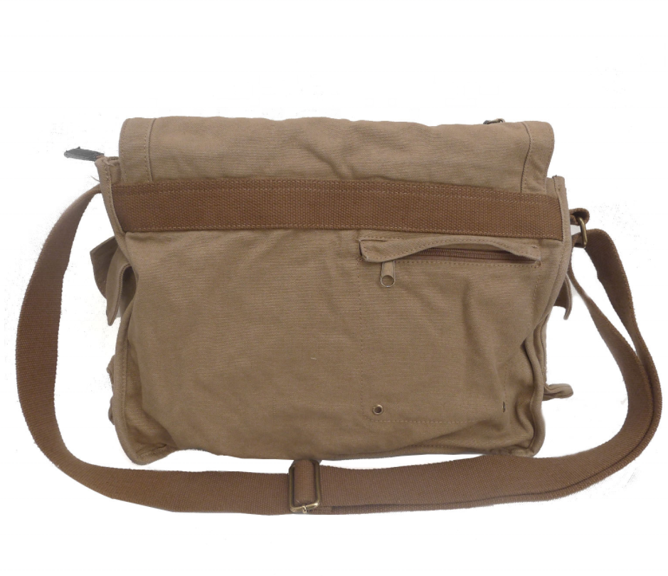 Vintage Men Strong Canvas Messenger Sling Crossbody Shoulder 2