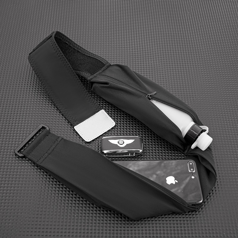 Adjustable Running Waist Belt with Phone Pouch 2