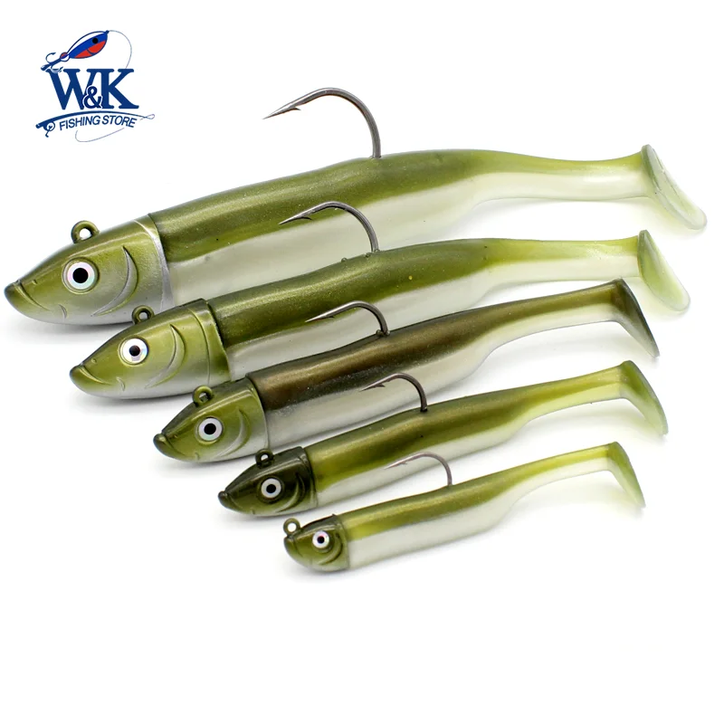 Sea Bass Paddle Tail Lure Set 6–14.5 cm