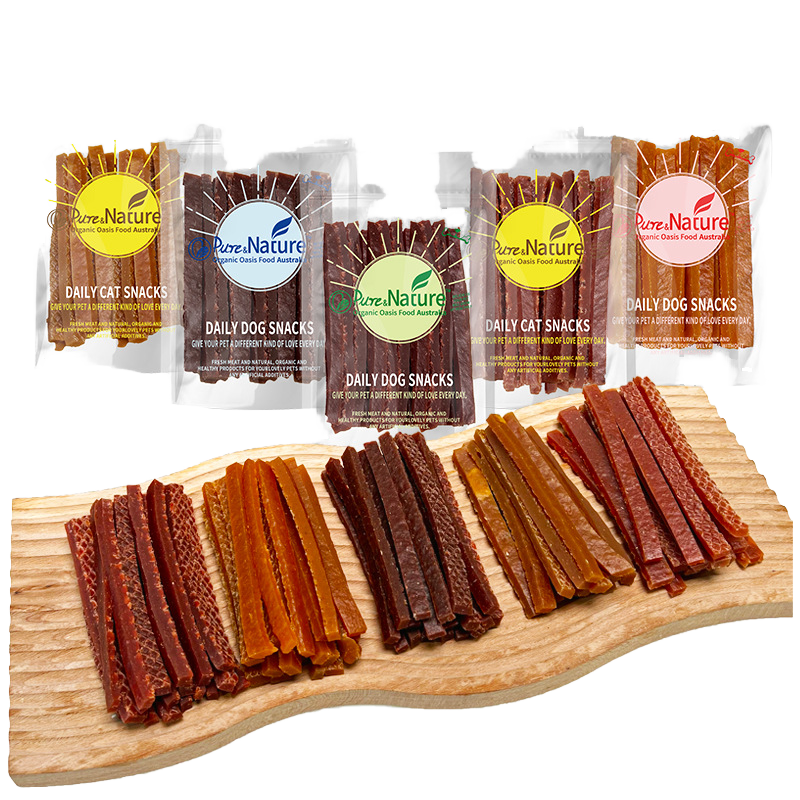 Proteinreiche Trockenfleisch-Sticks für Hunde