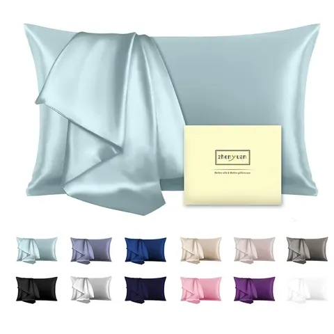 Blue Envelope Satin Pillowcase