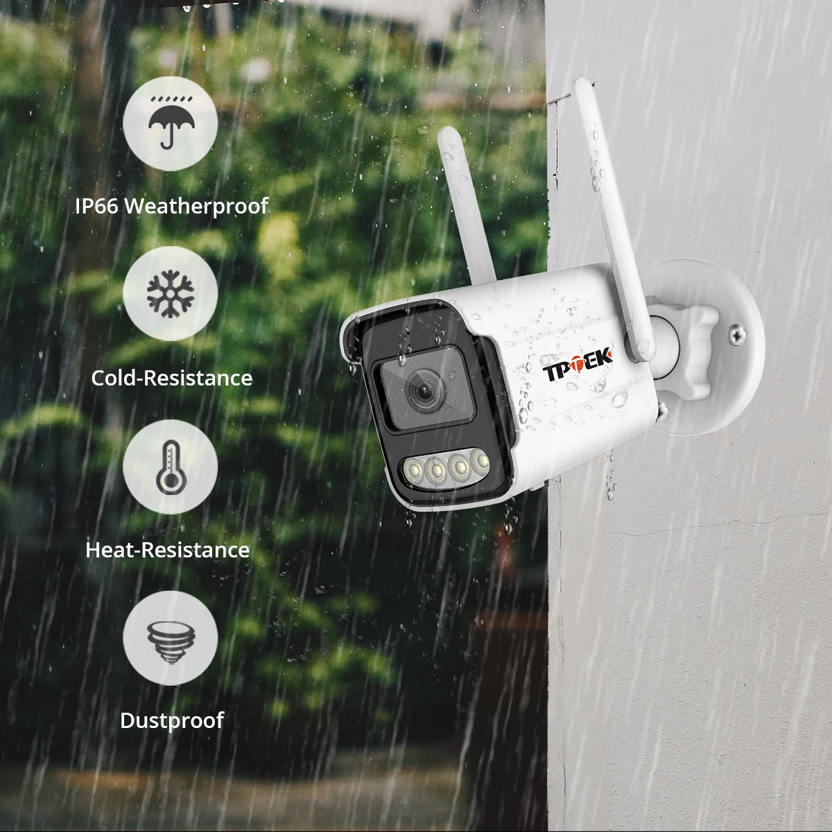 4K 8MP IP Kamera Outdoor WiFi Sicherheit Drahtlose 4