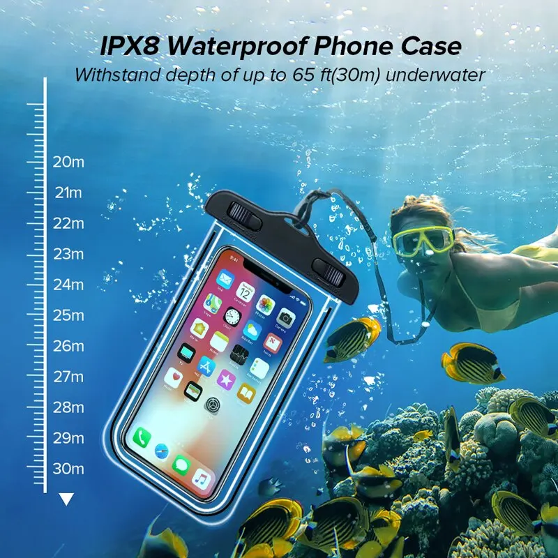 IP68 Waterproof Phone Pouch for Swimming 4
