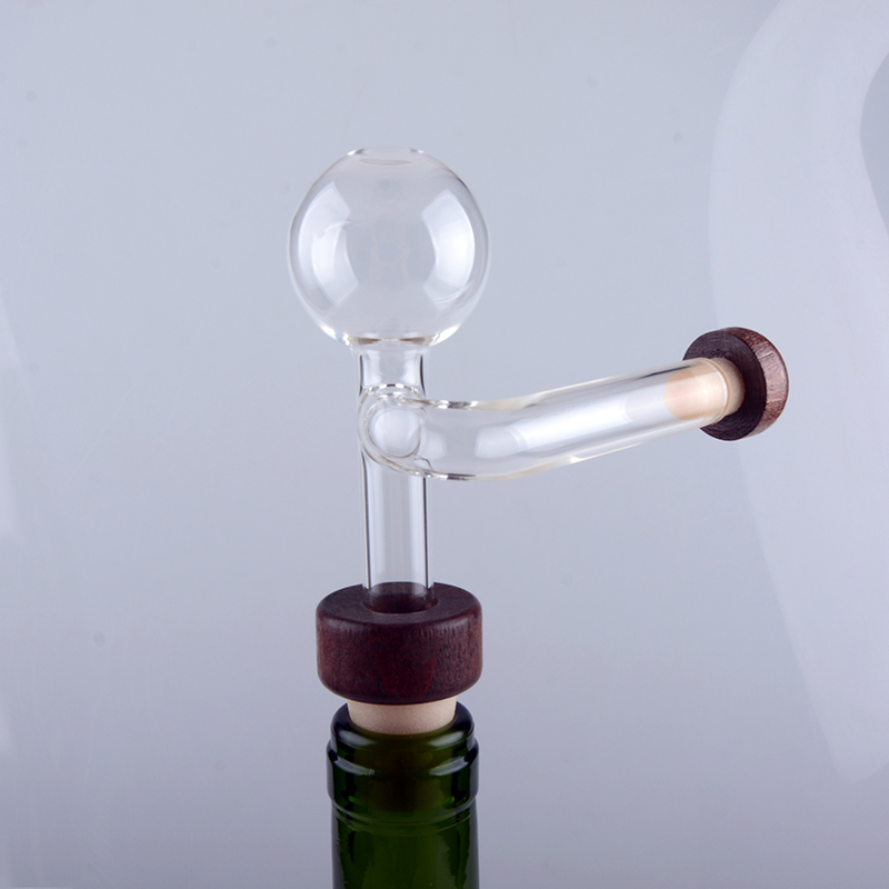 Hand Blown Transparent Wine Aerator Pourer Classic Design 3