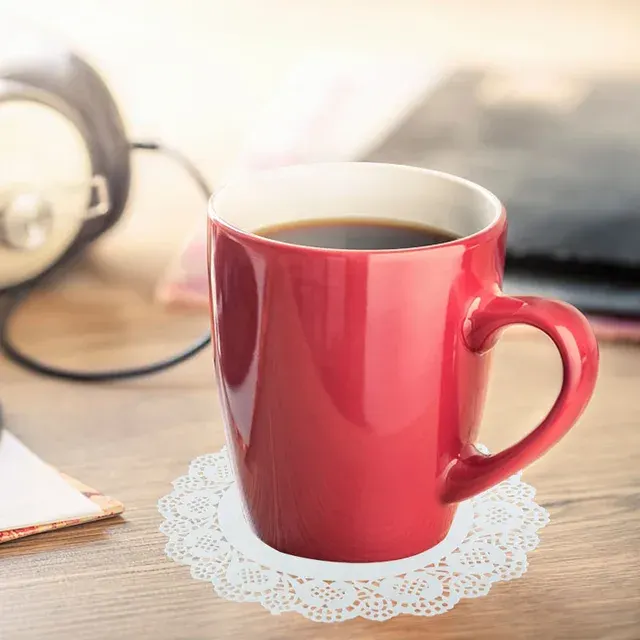 Lace Paper Coasters 4