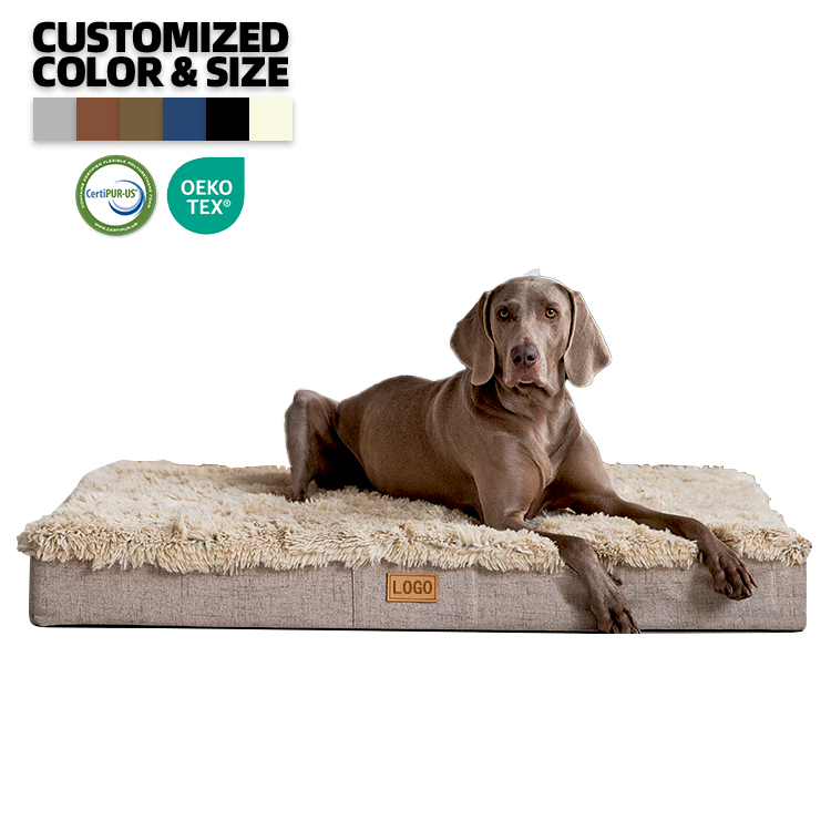 Outdoor Memory Foam Hundebett Groß Orthopädisch