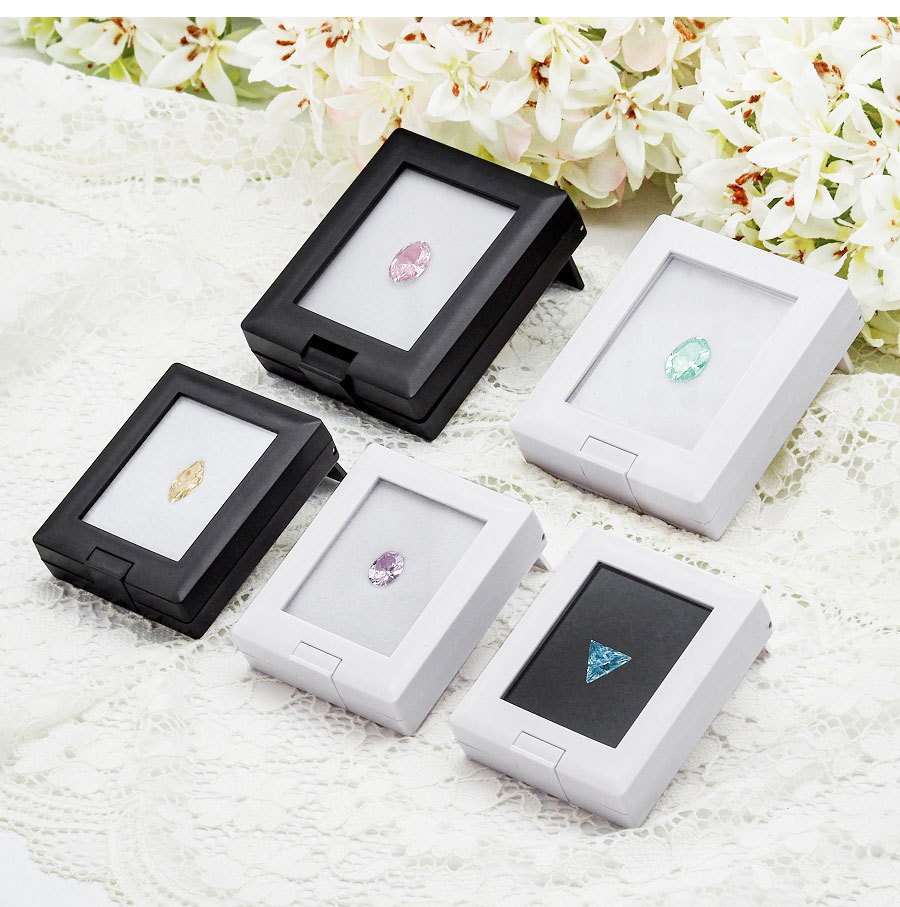 Portable Acrylic Jewelry Box Plastic Display Storage Organizer