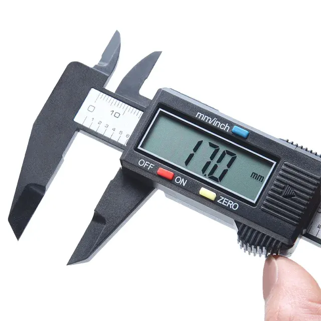 Kunststoff-Digitalmesschieber Mini 0-150mm für Basteln 3