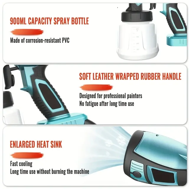 Cordless Paint Spray Gun 3