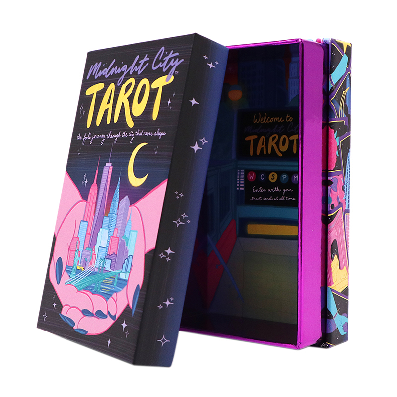 Affirmation Nightmare Before Christmas Tarot Cards Gold Gilt 4