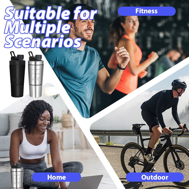 600-ml-Edelstahl-Sportshaker für Fitness 2