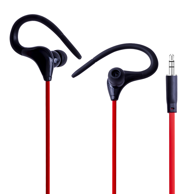 Wired Earbuds Headphones With Ear Hooks & Microphone 4