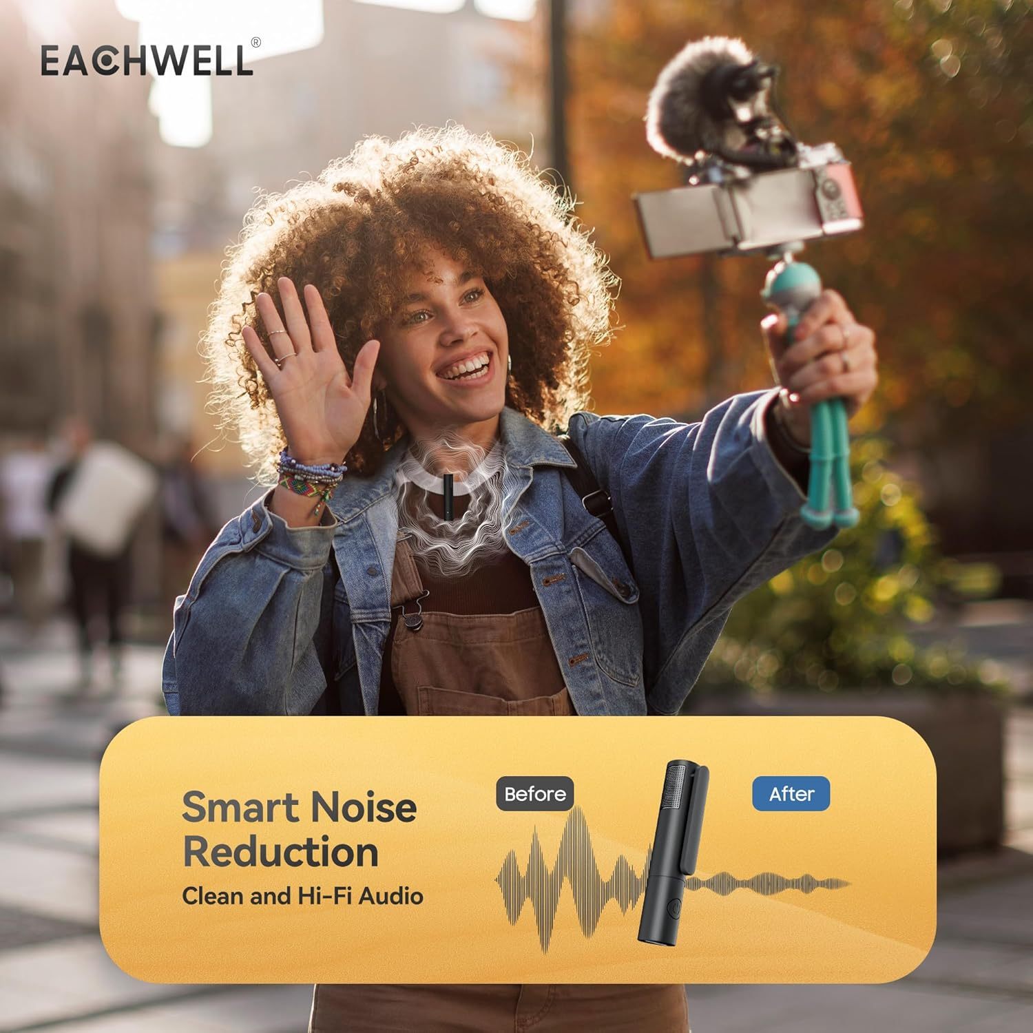 Wireless Clip-On Lapel Mic for Video 4