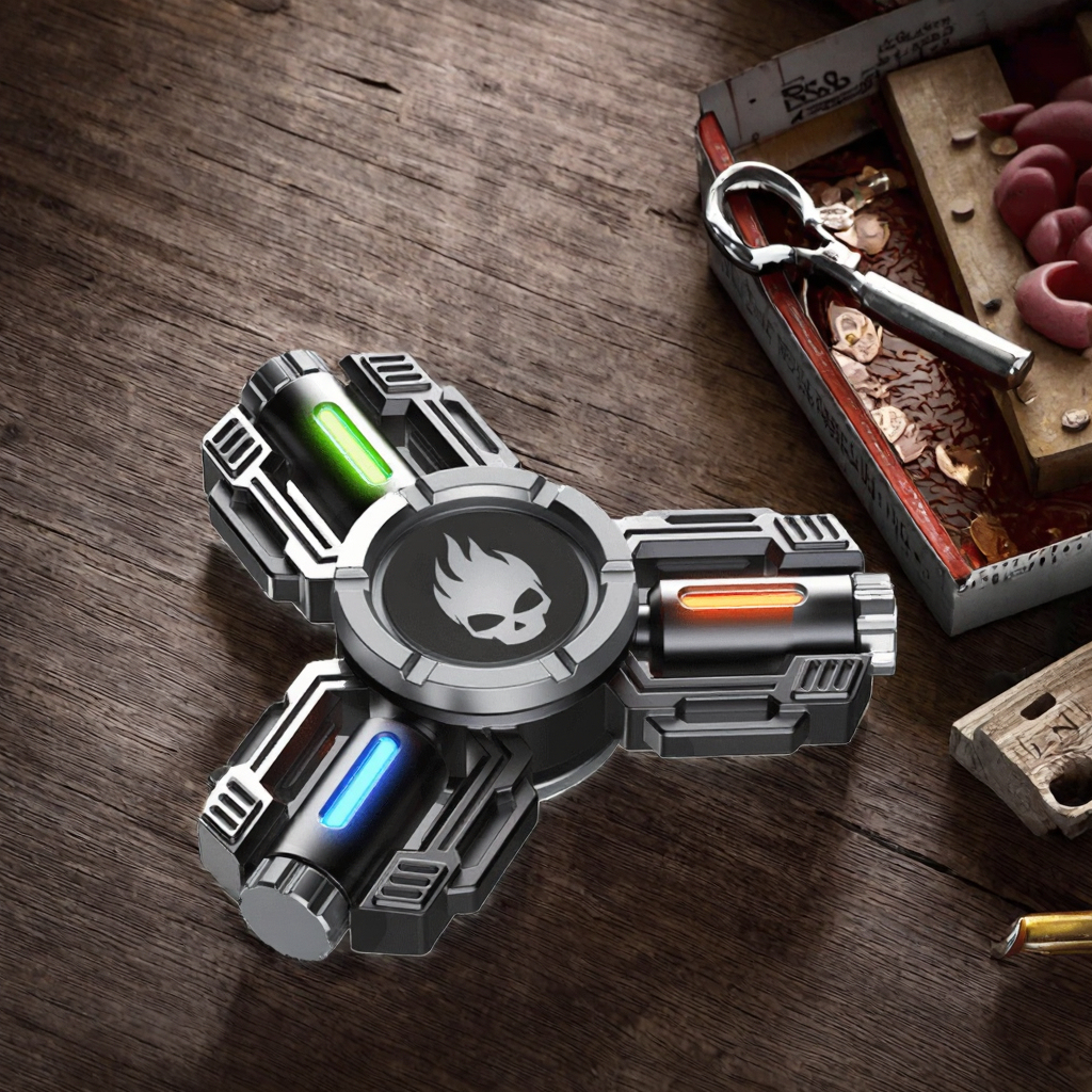 Glow-in-the-Dark Metal Fidget Spinner 2