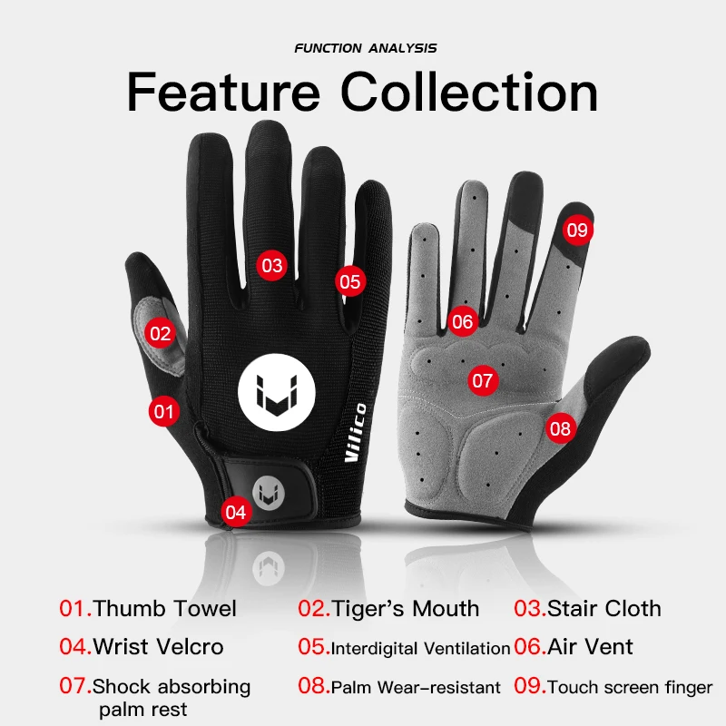 Breathable Non-Slip MTB Gloves 4
