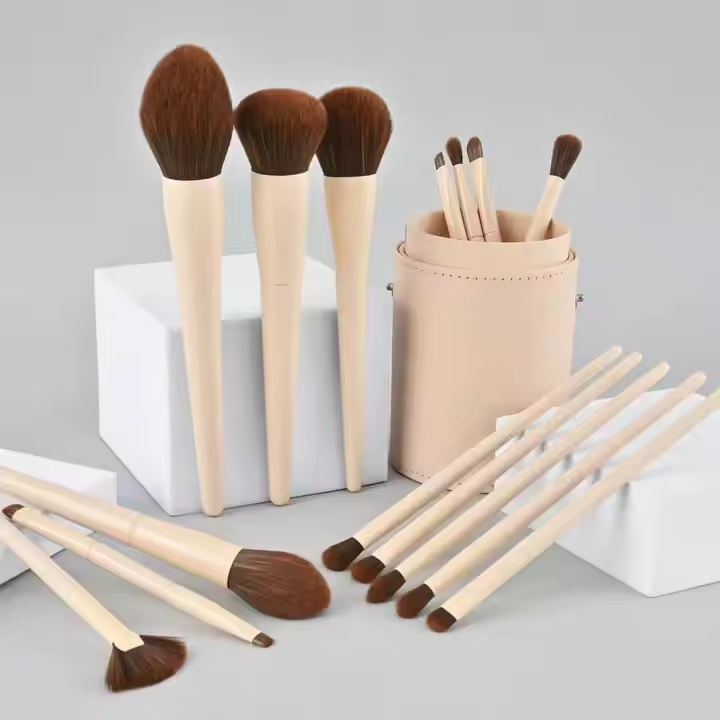 Vegan Professional Makeup Brush Set 4