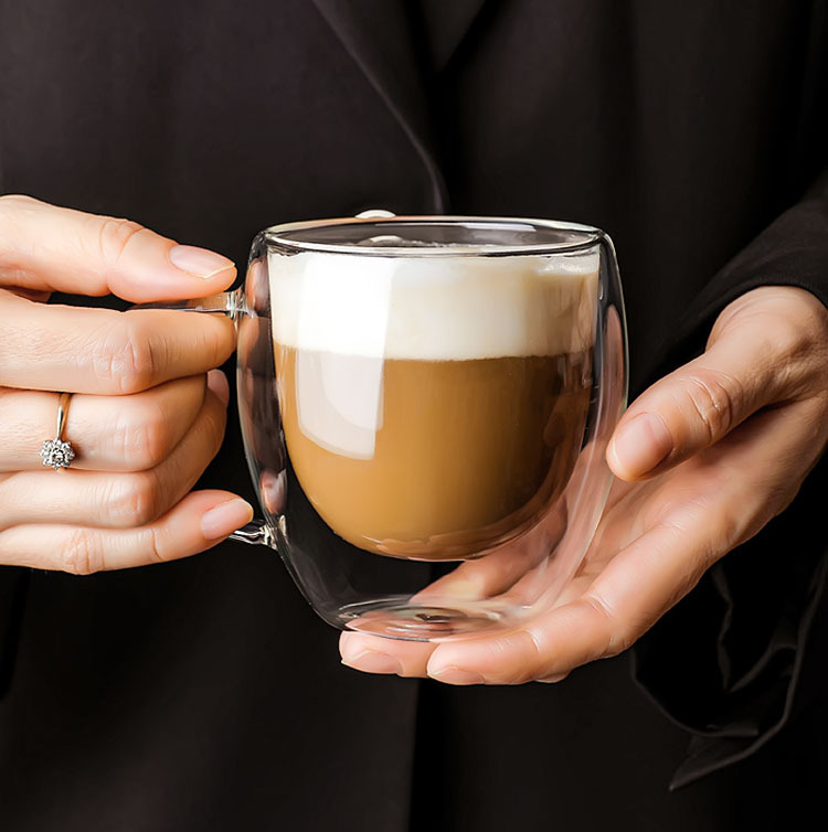 Double-Wall Espresso Glass Cup