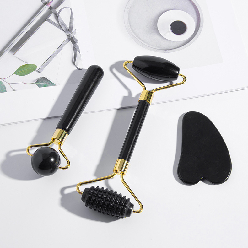 Gmagic Natural Resin Pink Jade Roller Gua Sha 3