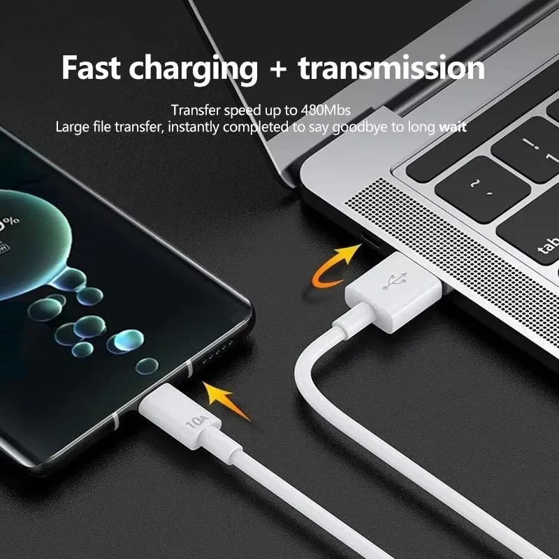 USB-C-Ladekabel 120 Watt Schnell 3