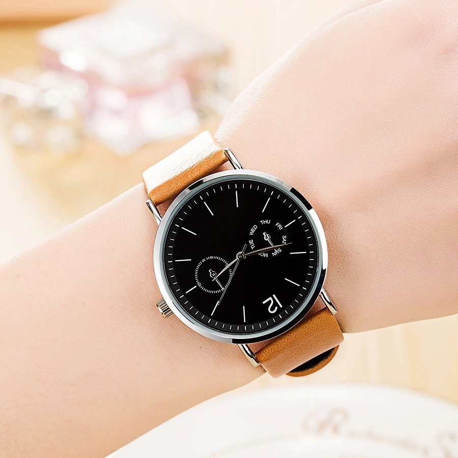 Affordable Minimalist Alloy Men's Watch 4