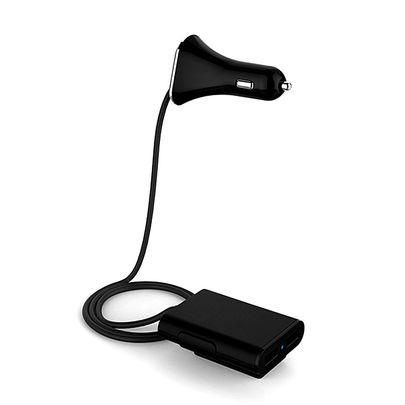 4-Port Usb Car Charger 6.8A Cigarette Lighter One
