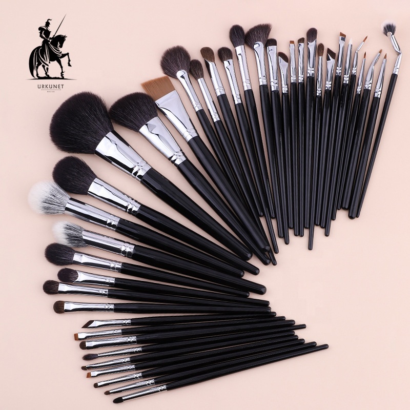 45-Piece Pro Goat Hair Makeup Brush Set